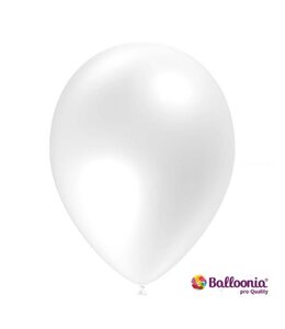 Balloonia 5 Inch Balloonia Latex Balloons- White