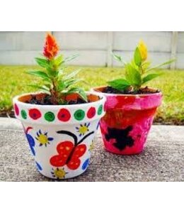 FP Party Supplies Arts and Crafts/10 Persons-Plant Pots