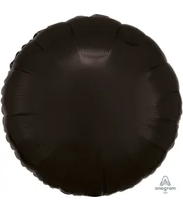 Anagram 18 Inch Round Foil Balloon-Black