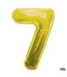 Conver USA 34 Inch Balloon Number 7 Gold