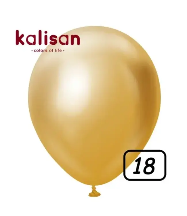 18 inch balloon chrome Gold 25 pcs