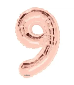 34 Inch  Balloon Number Rose Gold-9
