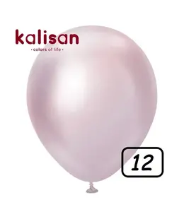 12 inch balloon chrome Pink Gold 50 pcs