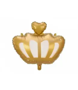 Party Deco 24 Inch Mylar Balloon - Gold Crown