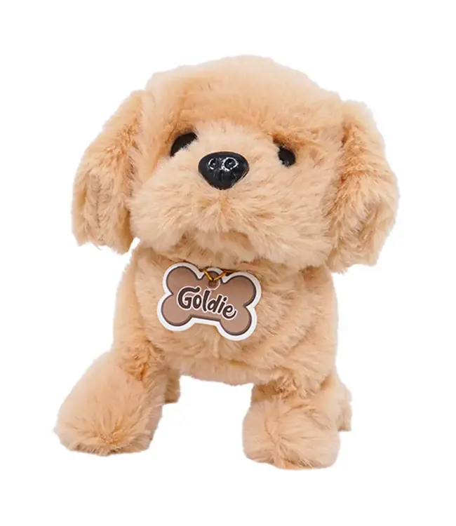 Pugs At Play Walking Puppy 6.5 Inch-Goldie