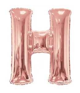 Conver 34 Inch Letter Balloon H Jumbo Gold