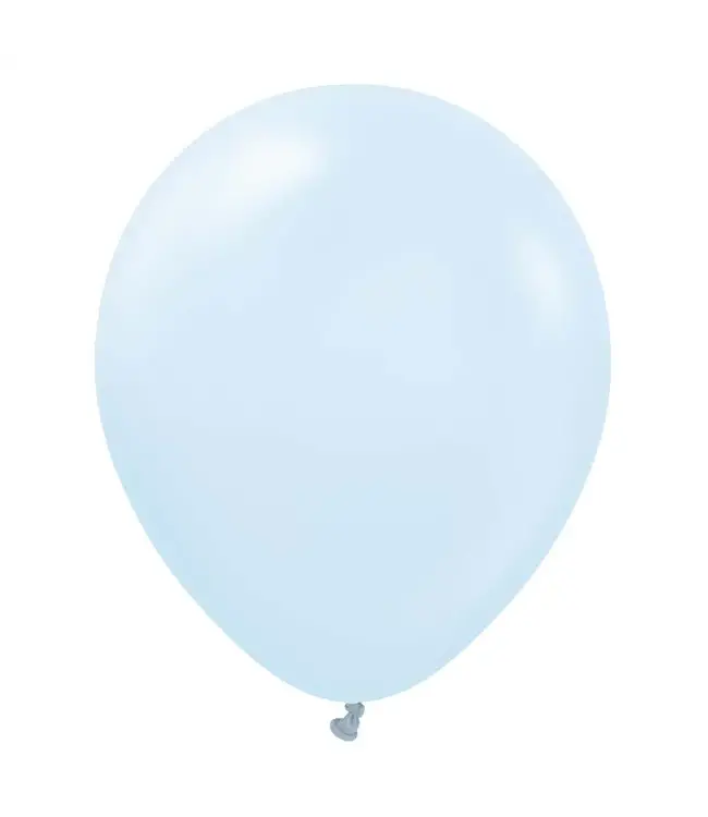 Kalisan 12 Inch Macaron baby Blue Balloon 100ct