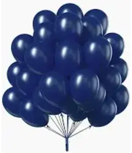 Fengche 5 Inch Latex Balloons 100Pcs-Dark Blue