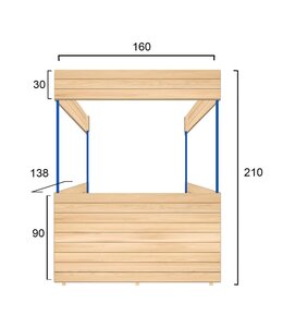 Wooden Multi Purpose Booth-Rental