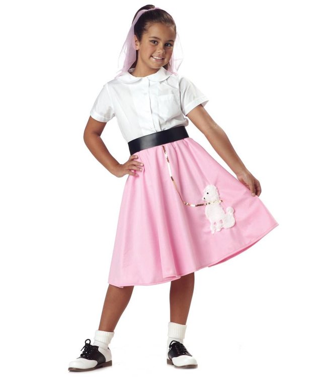 California Costumes Kids Girls Poodle Skirt