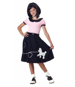 California Costumes 50s Hop With Poodle Skirt