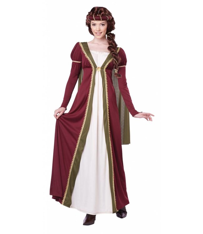California Costumes Adult Women Medieval Maiden Costume