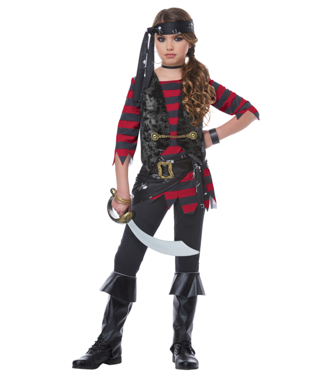 California Costumes Renegade Pirate Girls Costume M/Child 8-10