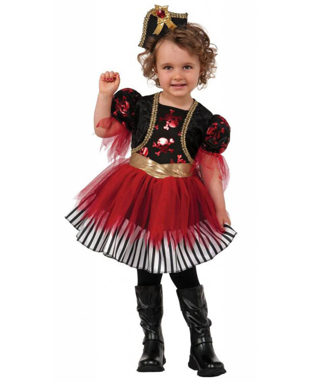 Rubies Costumes Treasure Island Pirate Girls Costume M/Child 5-7