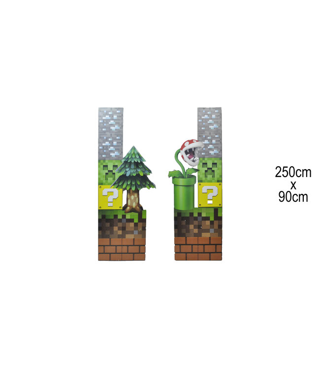 Mario Stage Blocks Standee (250x90) cm