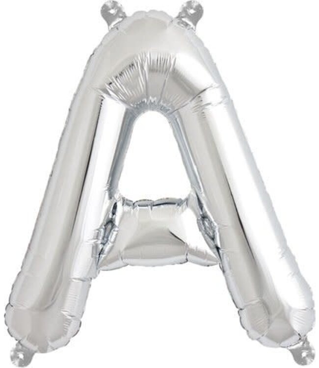 North Star Balloons 16 Inch Airfill Balloon Letter A Silver