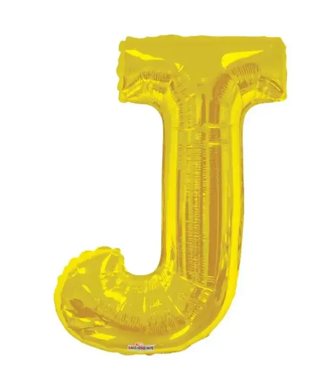 B.PARTY 34 Inch Balloon Letter Gold-J