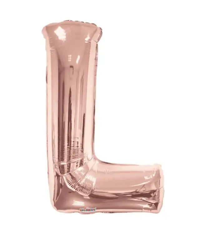 B.PARTY 34 Inch Balloon Letter Rose Gold-L