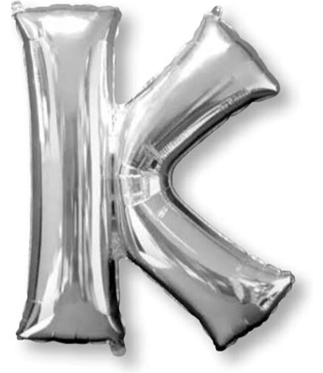 B.PARTY 34 Inch Balloon Letter Silver-K