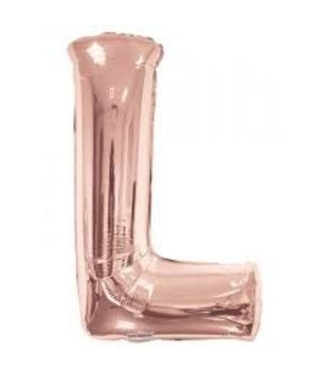 Conver USA 34 Inch Balloon Letter L Rose Gold