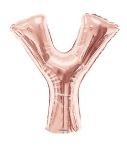Conver USA 34 Inch Balloon Letter Y Rose Gold