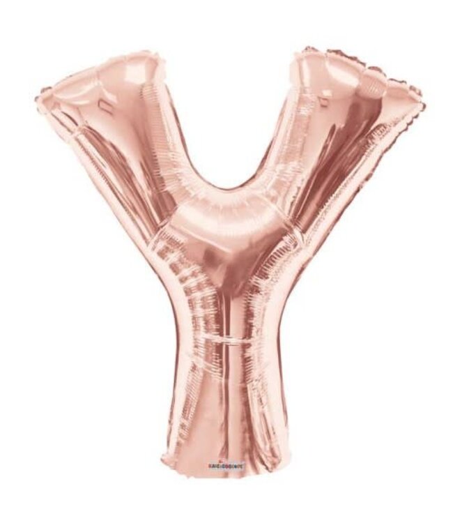 Conver USA 34 Inch Balloon Letter Y Rose Gold