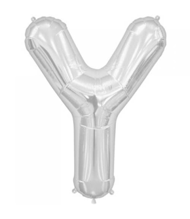 North Star Balloons 34 Inch Balloon Letter Y Silver