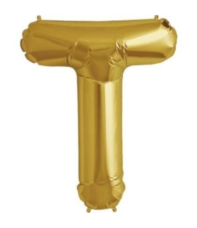 North Star Balloons 34 Inch Balloon Letter Gold-T