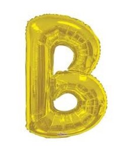 Conver USA 34 Inch Letter Balloon B Gold