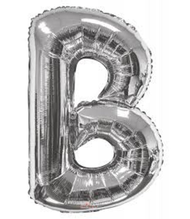 Conver USA 34 Inch Airfill Balloon Letter B Silver