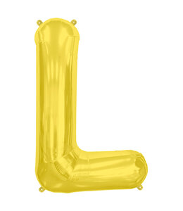 North Star Balloons 34 Inch Balloon Letter L Gold