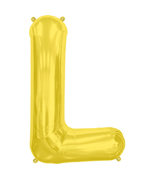 North Star Balloons 34 Inch Balloon Letter Gold-L