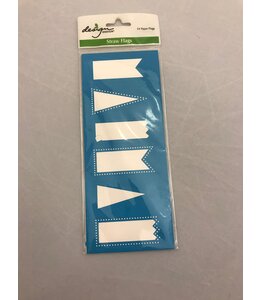 Design Design Straw Flags Blue