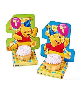 Party Express Pooh 1st Birthday - Cupcake Holder