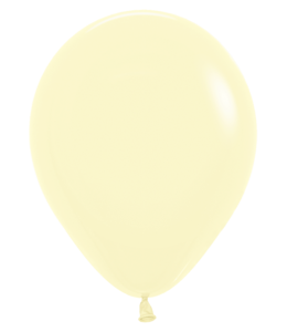 Balloonia 12 Inch Balloonia Latex Balloons 100 ct-Matte Yellow