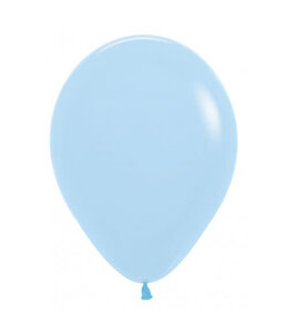 Neo Loons 12 Inch Latex Balloons 100ct-Pastel Matt Blue