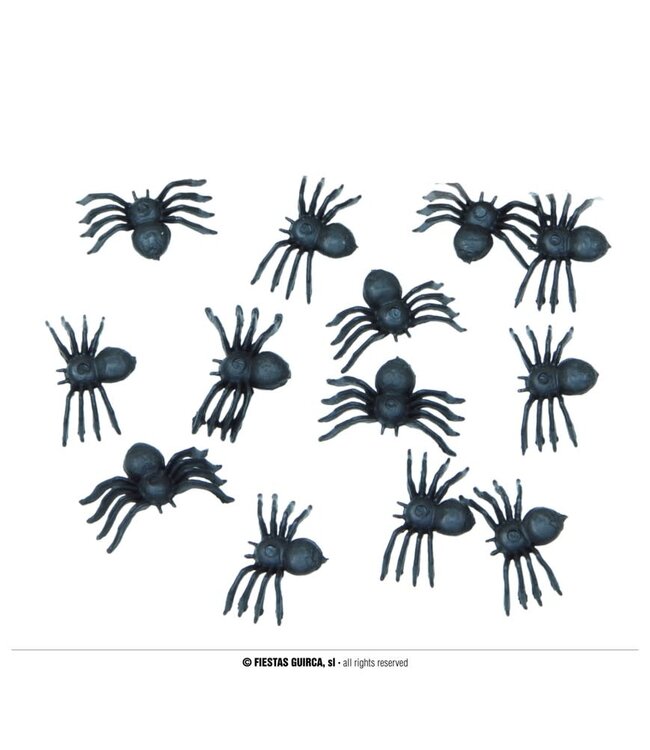 Fiestas Guirca Bag Of Spiders 70 Pcs