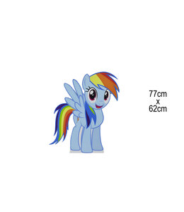 Rainbow Dash Die Cut Standee (77x62) cm