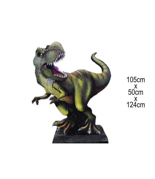T-Rex Dinosaur Die Cut Standee (105x50x124) cm