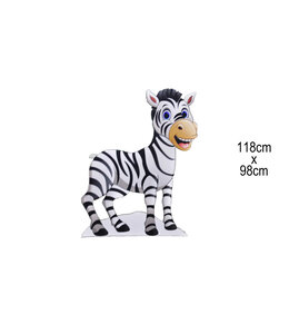 Zebra Kiddie Die Cut Standee (118x98) cm