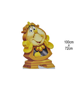 Cogsworth Beauty & the Beast Die Cut Standee (100x72) cm