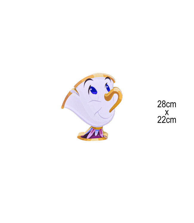 Character Cut Out Chip Beauty & the Beast (28x24) cm