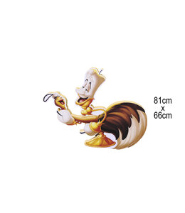 Character Cut Out Lumiere & Feather Duster Beauty & the Beast (81x66) cm