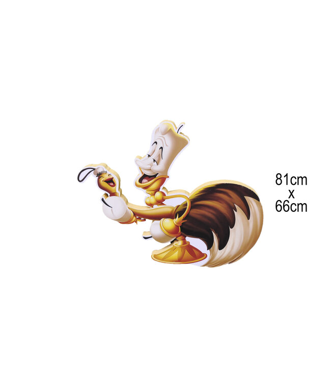 Character Cut Out Lumiere & Feather Duster Beauty & the Beast (81x66) cm