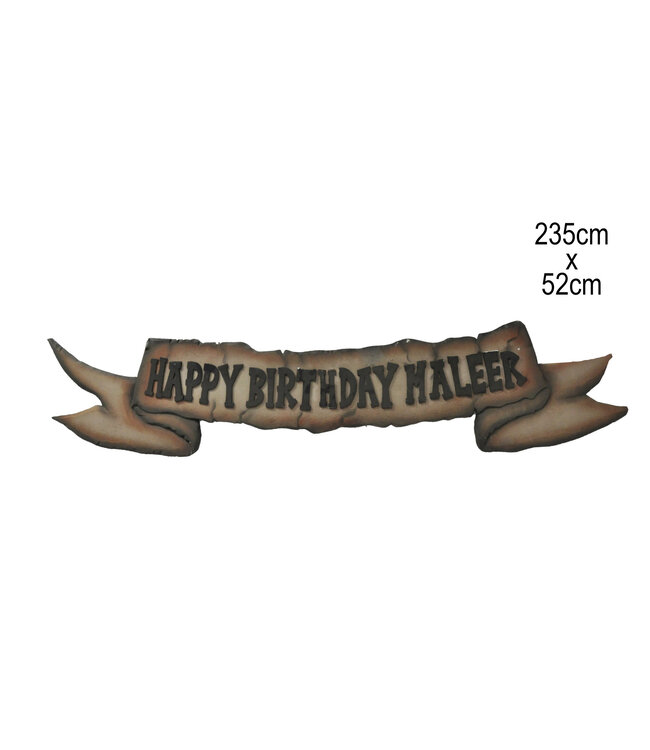 Banner Happy Birthday Pirate (235x52) cm
