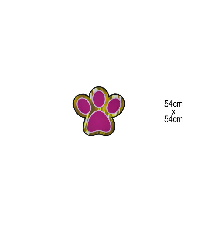 Cut Out Pink Panther Paw (54x54) cm