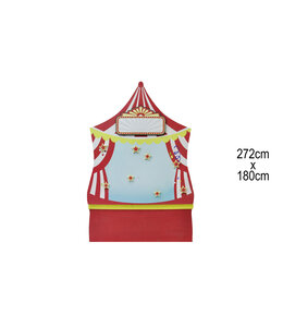Circus Die Cut Backdrop (272x180) cm