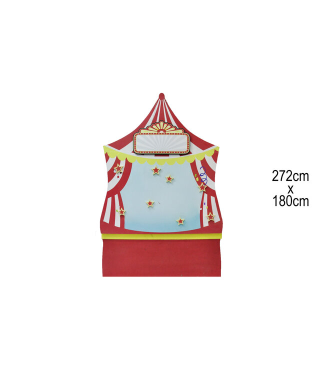 Circus Die Cut Backdrop (272x180) cm