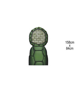 Ninja Turtle Cake Backdrop (158x84) cm