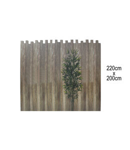 Wooden Wall Backdrop (220x200) cm